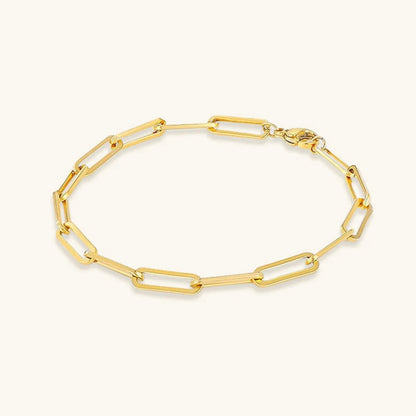 Thalia | Bracciale in oro a forma di graffetta