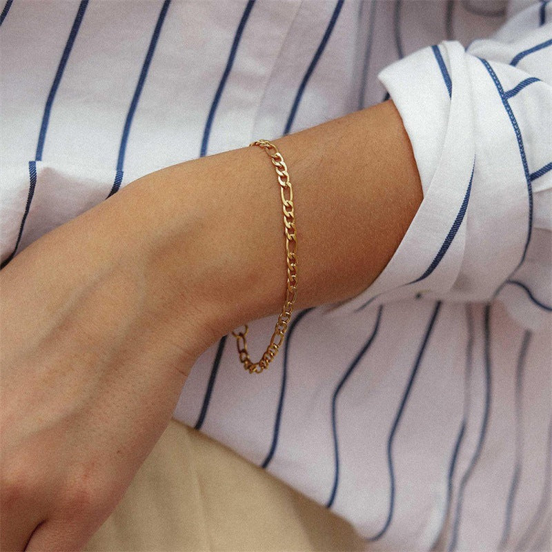 Hannah | Bracciale a catena in oro