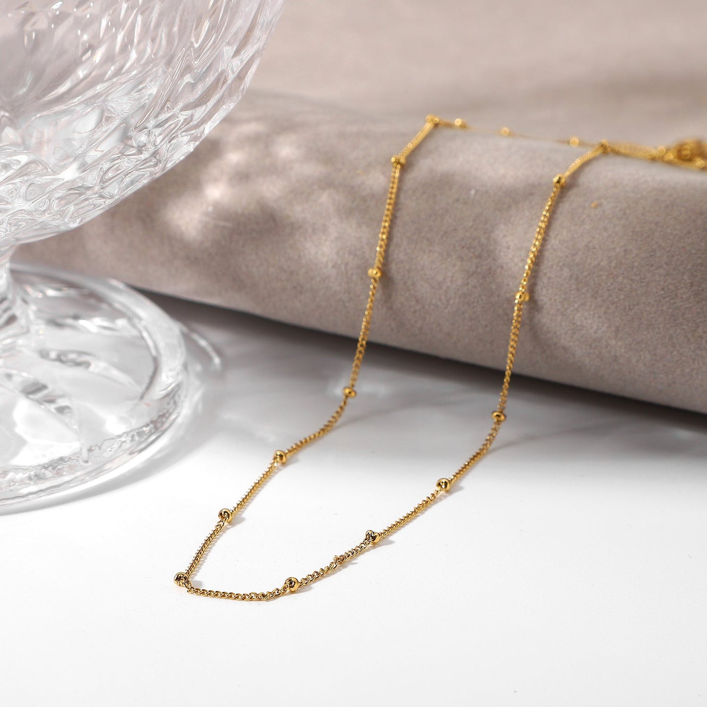 Lillian | Collana a catena in oro