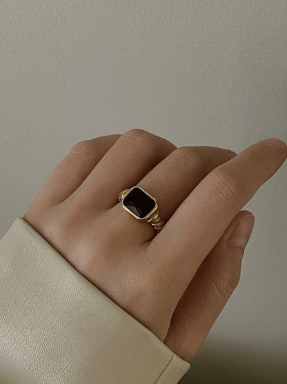 Daphne | Anello - Black