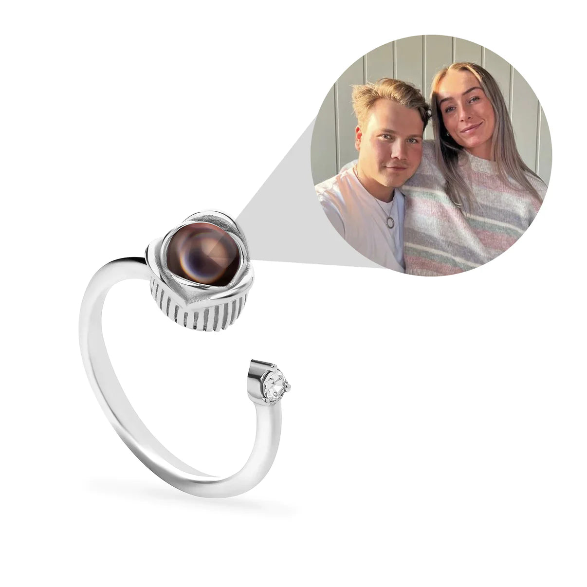 Sabrina | Anello con foto personalizzato